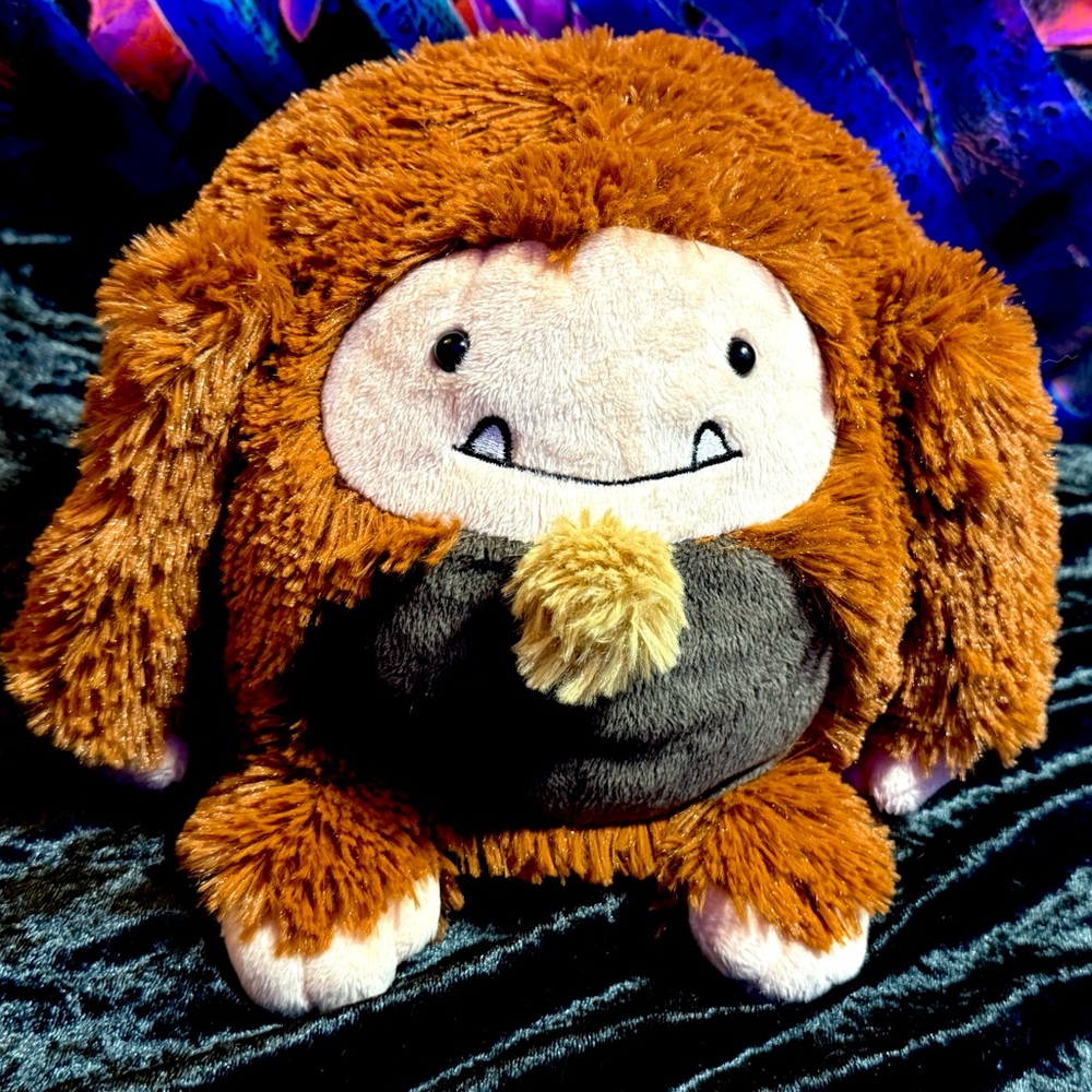 Squishable Bigfoot Sasquatch Plush with adorable backside